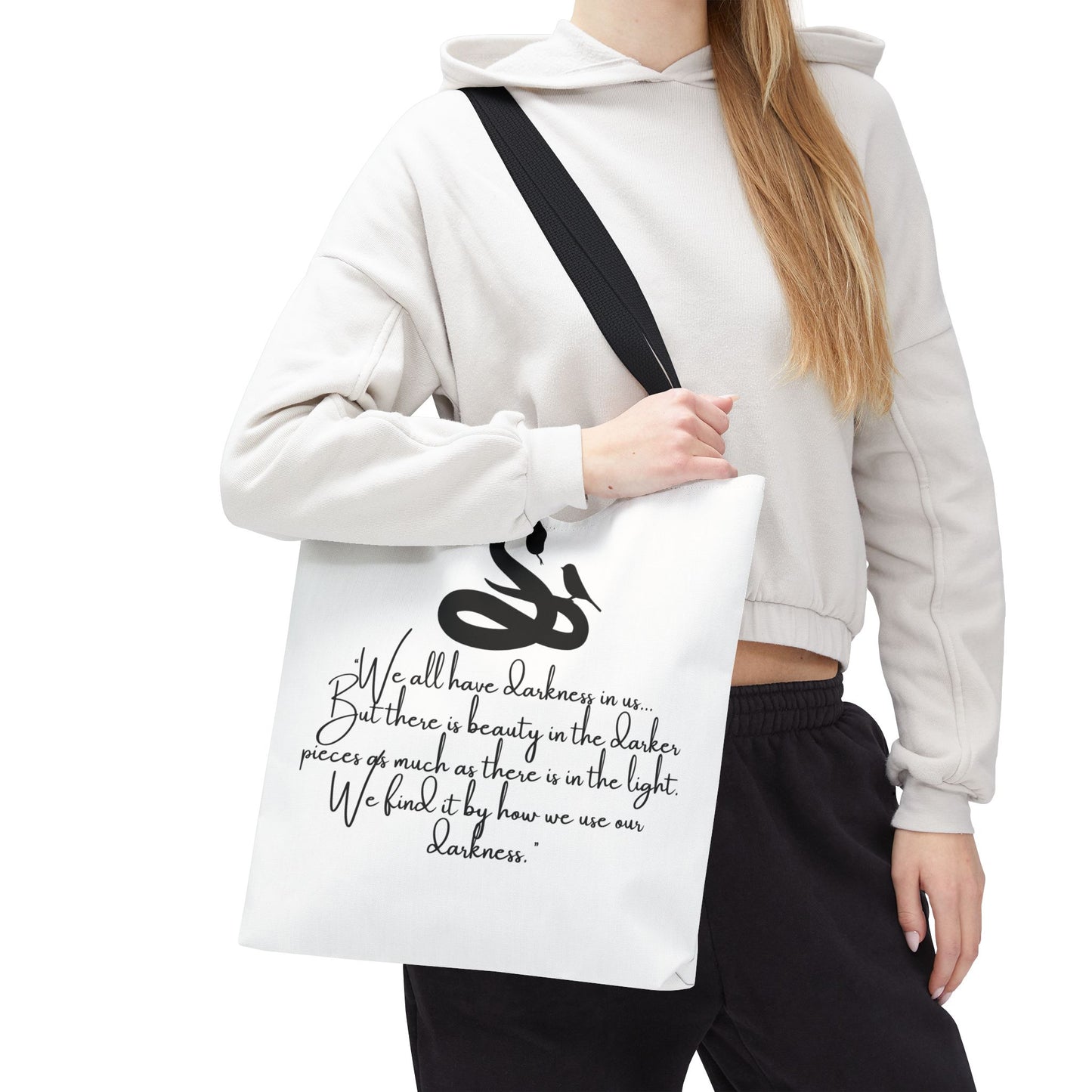 We all have darkness in us Tote bag
