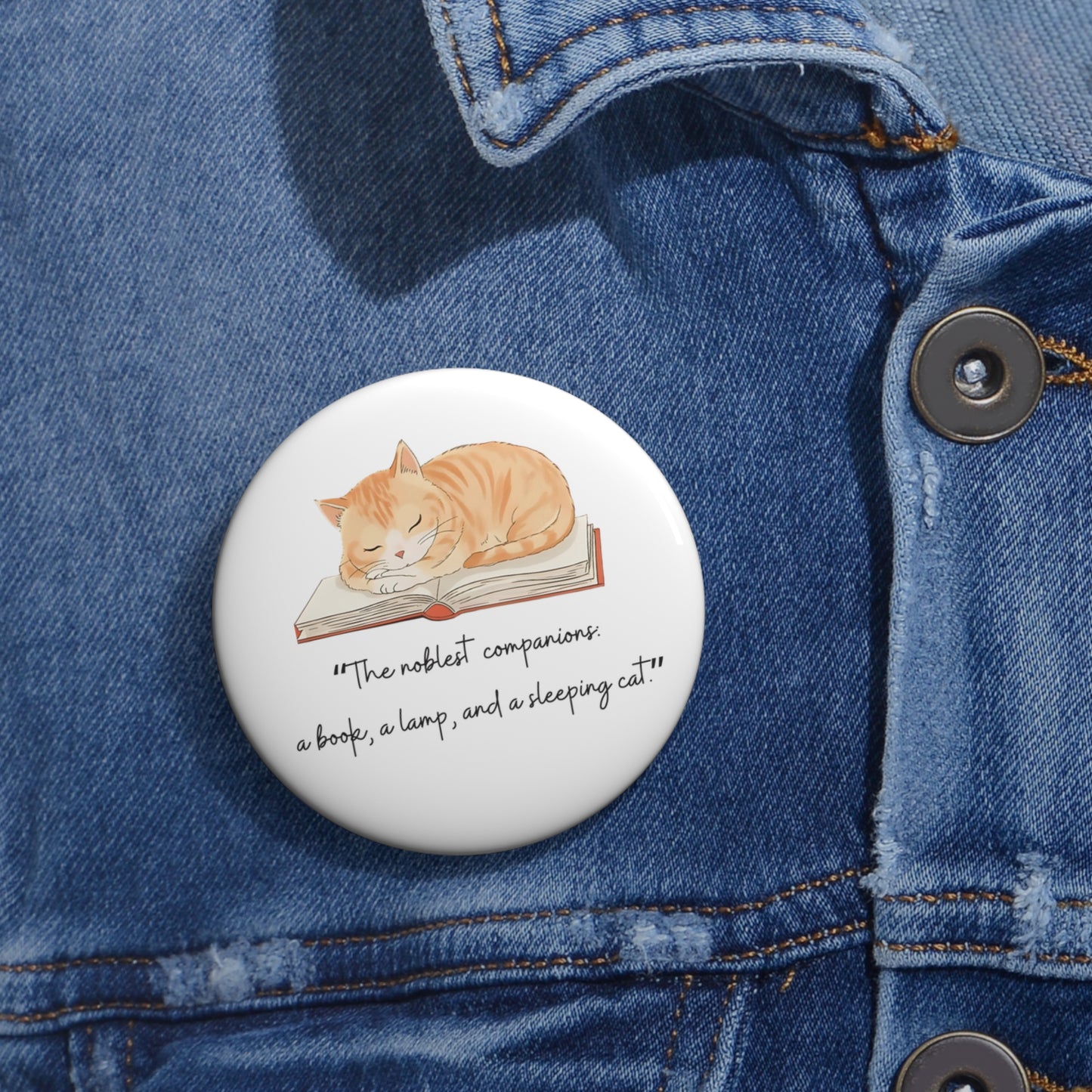 Sleeping cat Pin