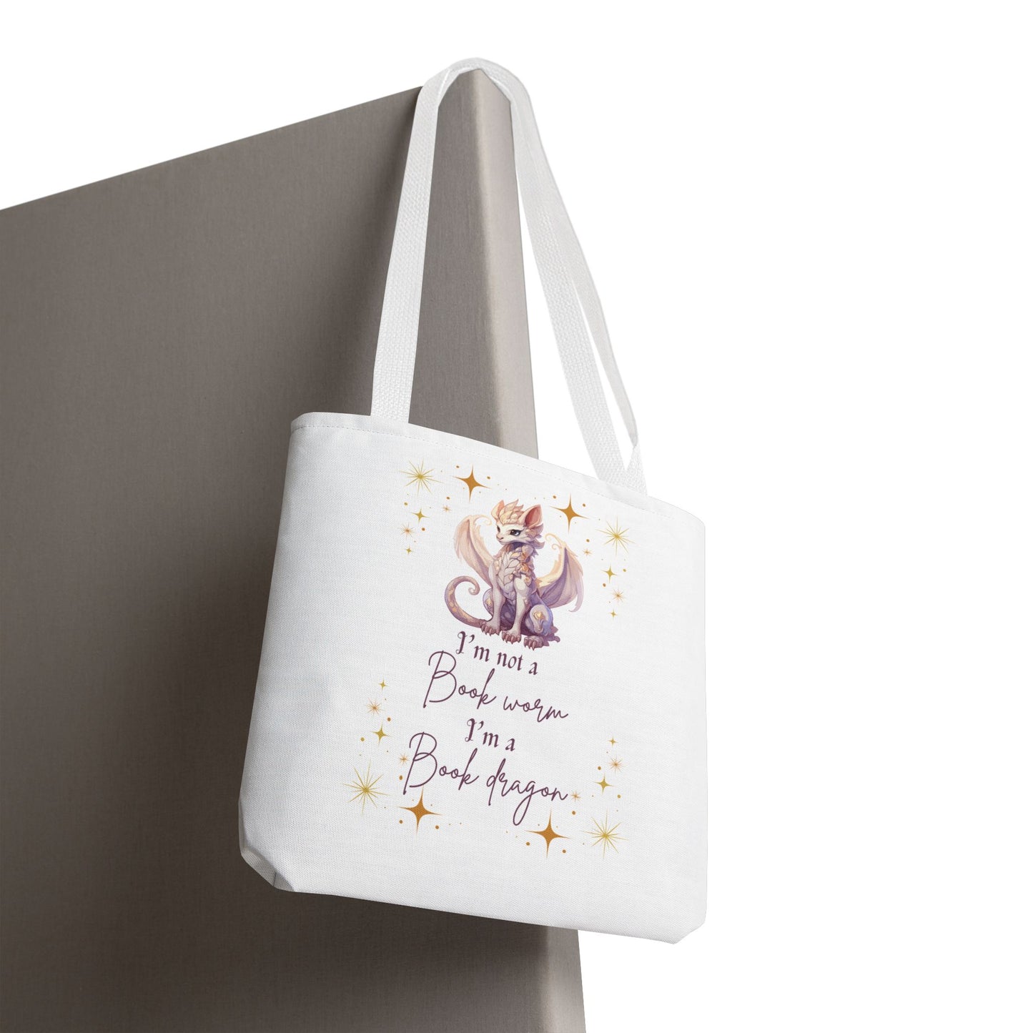 Book Dragon Tote Bag