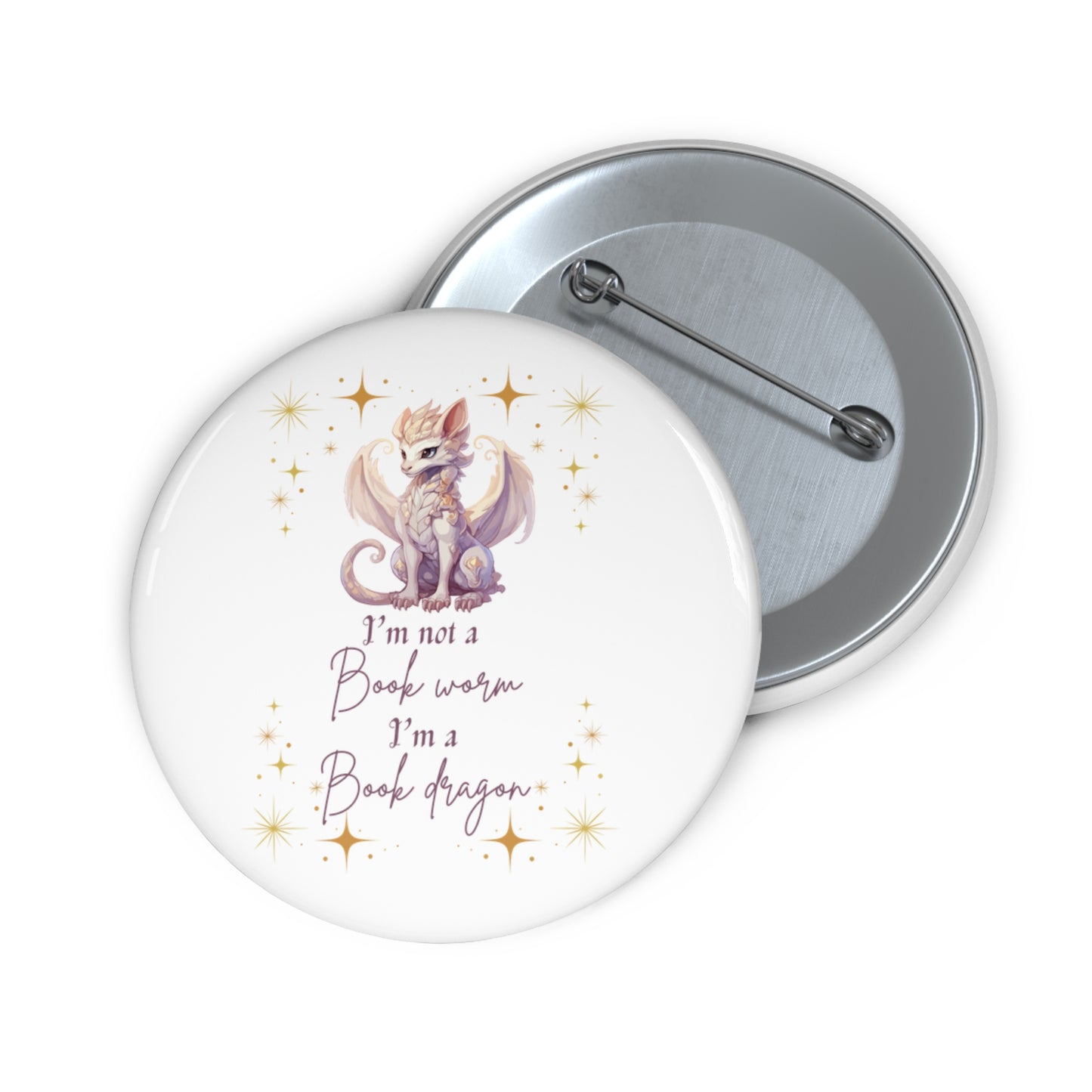 Book Dragon Pin