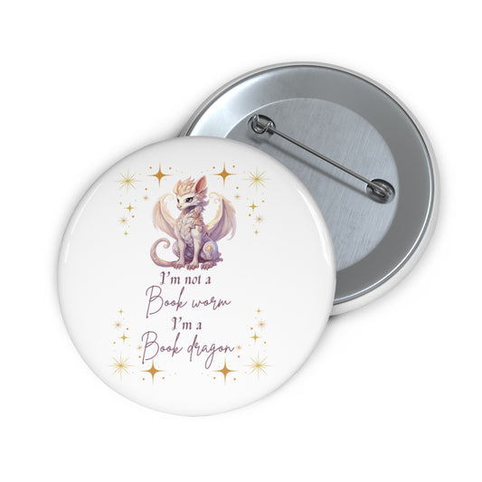 Book Dragon Pin