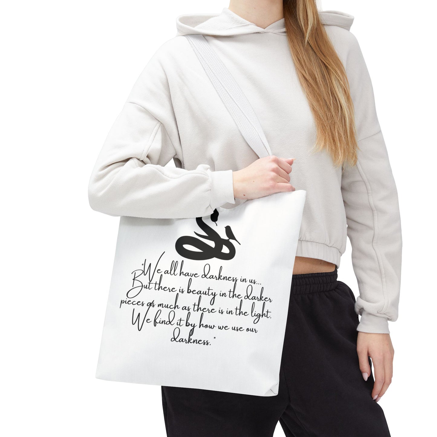 We all have darkness in us Tote bag