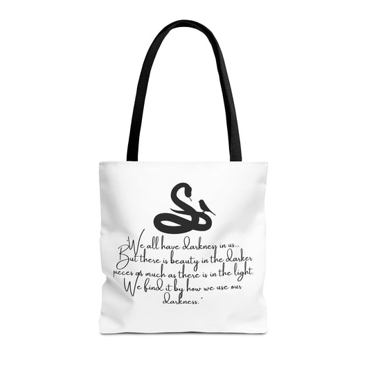 We all have darkness in us Tote bag