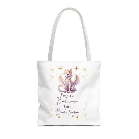 Book Dragon Tote Bag