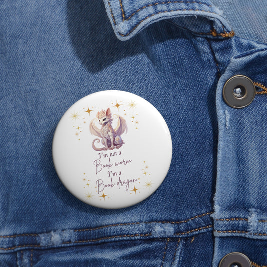 Book Dragon Pin