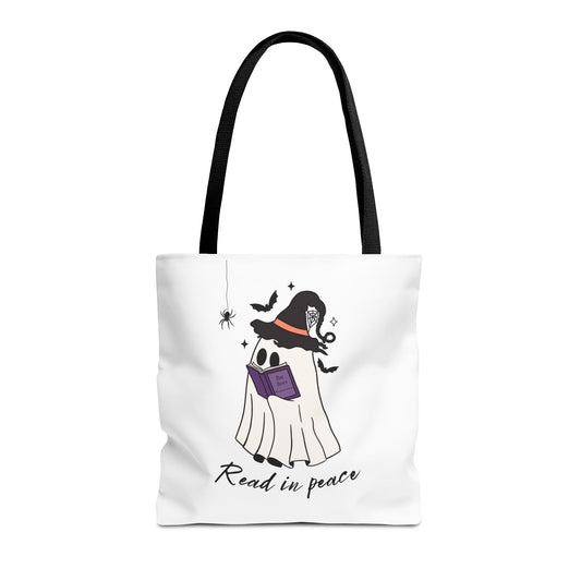Read in peace Tote Bag.
